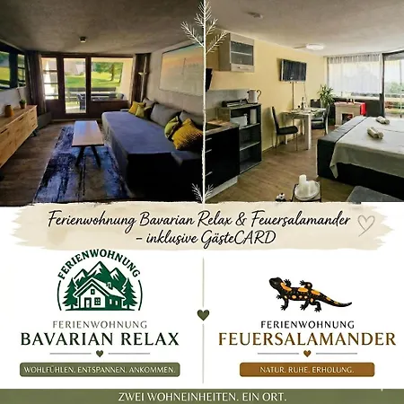 Bavarian Relax & Feuersalamander - Inklusive Gaestecard Appartamento